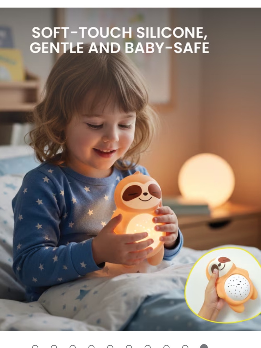 Sloth Night Star Lamp Projection